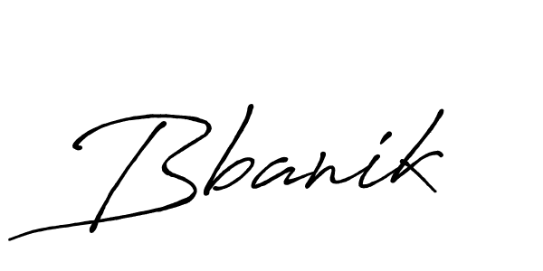 The best way (Antro_Vectra_Bolder) to make a short signature is to pick only two or three words in your name. The name Bbanik include a total of six letters. For converting this name. Bbanik signature style 7 images and pictures png