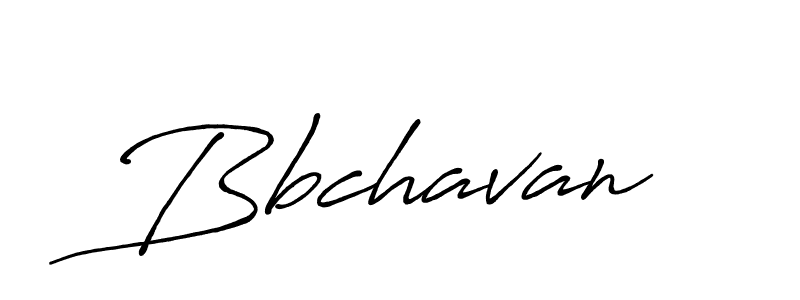 Make a beautiful signature design for name Bbchavan. With this signature (Antro_Vectra_Bolder) style, you can create a handwritten signature for free. Bbchavan signature style 7 images and pictures png