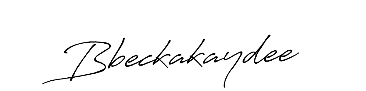 It looks lik you need a new signature style for name Bbeckakaydee. Design unique handwritten (Antro_Vectra_Bolder) signature with our free signature maker in just a few clicks. Bbeckakaydee signature style 7 images and pictures png