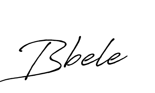 Bbele stylish signature style. Best Handwritten Sign (Antro_Vectra_Bolder) for my name. Handwritten Signature Collection Ideas for my name Bbele. Bbele signature style 7 images and pictures png