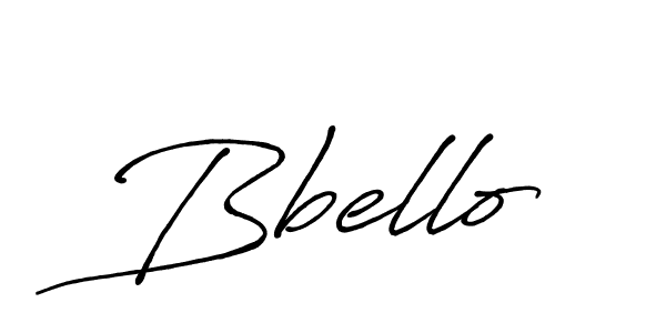 Here are the top 10 professional signature styles for the name Bbello. These are the best autograph styles you can use for your name. Bbello signature style 7 images and pictures png