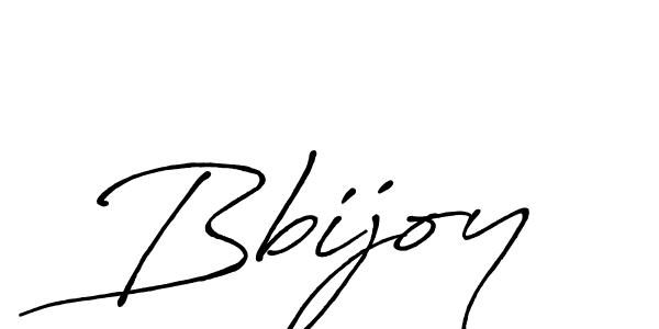 Use a signature maker to create a handwritten signature online. With this signature software, you can design (Antro_Vectra_Bolder) your own signature for name Bbijoy. Bbijoy signature style 7 images and pictures png