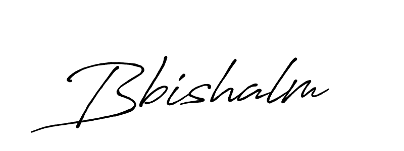 Design your own signature with our free online signature maker. With this signature software, you can create a handwritten (Antro_Vectra_Bolder) signature for name Bbishalm. Bbishalm signature style 7 images and pictures png