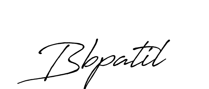 Also we have Bbpatil name is the best signature style. Create professional handwritten signature collection using Antro_Vectra_Bolder autograph style. Bbpatil signature style 7 images and pictures png