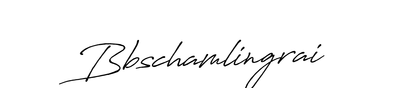 Also we have Bbschamlingrai name is the best signature style. Create professional handwritten signature collection using Antro_Vectra_Bolder autograph style. Bbschamlingrai signature style 7 images and pictures png