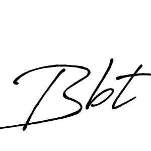 Use a signature maker to create a handwritten signature online. With this signature software, you can design (Antro_Vectra_Bolder) your own signature for name Bbt. Bbt signature style 7 images and pictures png