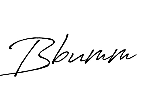 How to make Bbumm name signature. Use Antro_Vectra_Bolder style for creating short signs online. This is the latest handwritten sign. Bbumm signature style 7 images and pictures png