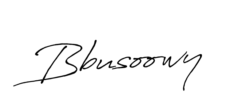 Create a beautiful signature design for name Bbusoowy. With this signature (Antro_Vectra_Bolder) fonts, you can make a handwritten signature for free. Bbusoowy signature style 7 images and pictures png