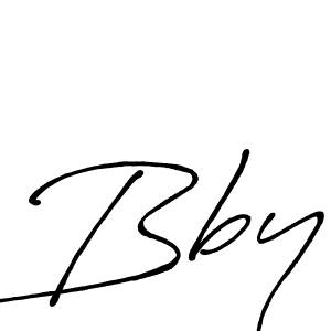 Make a beautiful signature design for name Bby. With this signature (Antro_Vectra_Bolder) style, you can create a handwritten signature for free. Bby signature style 7 images and pictures png