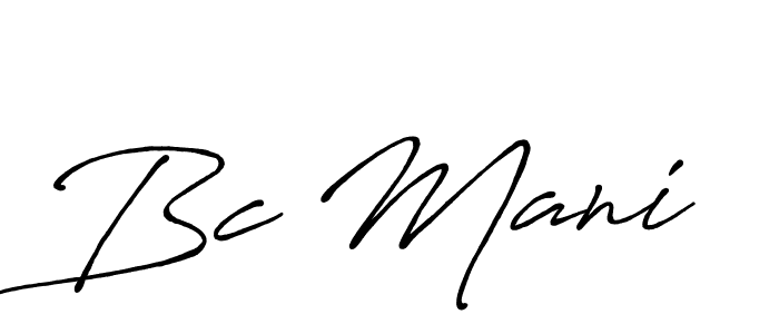 This is the best signature style for the Bc Mani name. Also you like these signature font (Antro_Vectra_Bolder). Mix name signature. Bc Mani signature style 7 images and pictures png