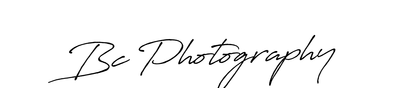 How to make Bc Photography signature? Antro_Vectra_Bolder is a professional autograph style. Create handwritten signature for Bc Photography name. Bc Photography signature style 7 images and pictures png