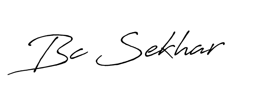 Also we have Bc Sekhar name is the best signature style. Create professional handwritten signature collection using Antro_Vectra_Bolder autograph style. Bc Sekhar signature style 7 images and pictures png