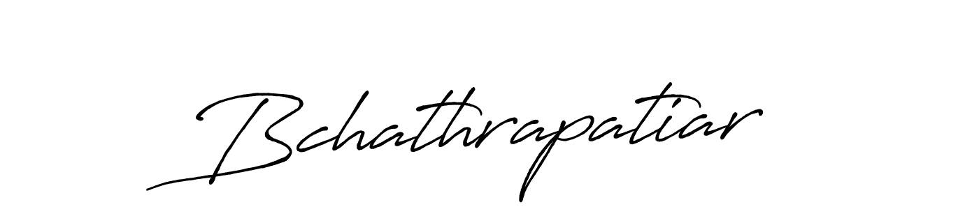 How to make Bchathrapatiar name signature. Use Antro_Vectra_Bolder style for creating short signs online. This is the latest handwritten sign. Bchathrapatiar signature style 7 images and pictures png