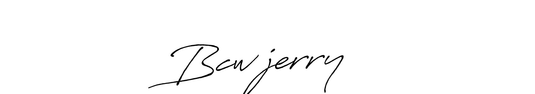 Also You can easily find your signature by using the search form. We will create Bcwㅤjerryㅤ✓ name handwritten signature images for you free of cost using Antro_Vectra_Bolder sign style. Bcwㅤjerryㅤ✓ signature style 7 images and pictures png