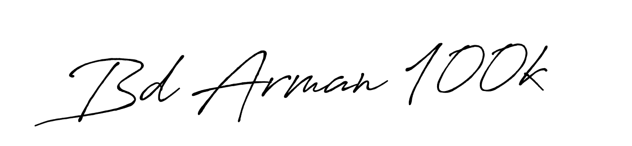 You can use this online signature creator to create a handwritten signature for the name Bd Arman 100k. This is the best online autograph maker. Bd Arman 100k signature style 7 images and pictures png