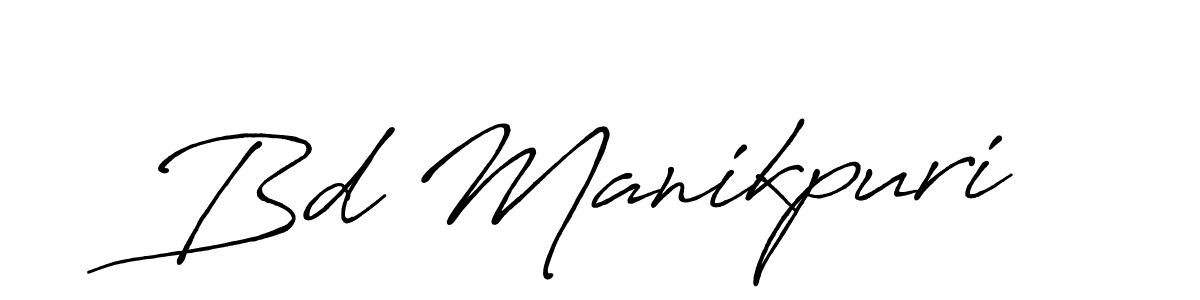 if you are searching for the best signature style for your name Bd Manikpuri. so please give up your signature search. here we have designed multiple signature styles  using Antro_Vectra_Bolder. Bd Manikpuri signature style 7 images and pictures png