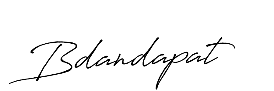 How to make Bdandapat name signature. Use Antro_Vectra_Bolder style for creating short signs online. This is the latest handwritten sign. Bdandapat signature style 7 images and pictures png