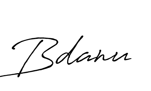 Use a signature maker to create a handwritten signature online. With this signature software, you can design (Antro_Vectra_Bolder) your own signature for name Bdanu. Bdanu signature style 7 images and pictures png