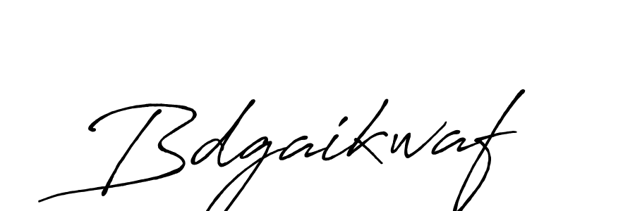 Make a beautiful signature design for name Bdgaikwaf. With this signature (Antro_Vectra_Bolder) style, you can create a handwritten signature for free. Bdgaikwaf signature style 7 images and pictures png