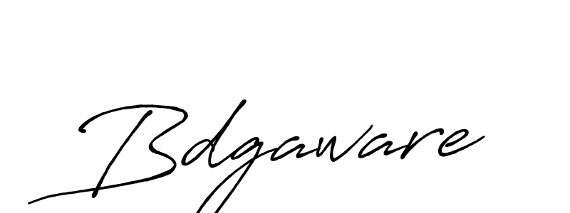 Make a beautiful signature design for name Bdgaware. With this signature (Antro_Vectra_Bolder) style, you can create a handwritten signature for free. Bdgaware signature style 7 images and pictures png