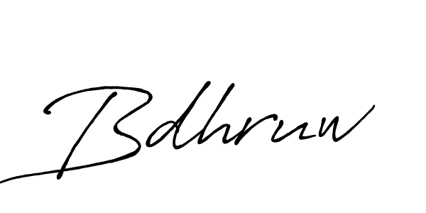 How to make Bdhruw signature? Antro_Vectra_Bolder is a professional autograph style. Create handwritten signature for Bdhruw name. Bdhruw signature style 7 images and pictures png