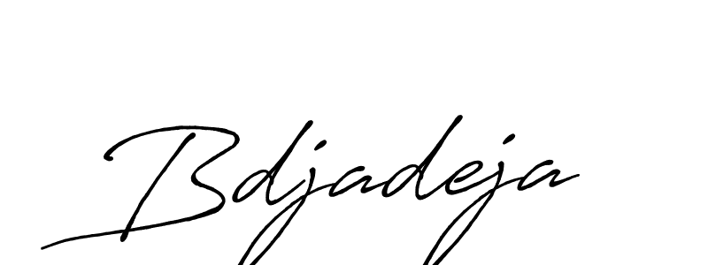 if you are searching for the best signature style for your name Bdjadeja. so please give up your signature search. here we have designed multiple signature styles  using Antro_Vectra_Bolder. Bdjadeja signature style 7 images and pictures png