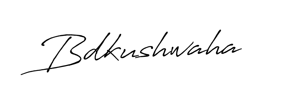 How to make Bdkushwaha name signature. Use Antro_Vectra_Bolder style for creating short signs online. This is the latest handwritten sign. Bdkushwaha signature style 7 images and pictures png