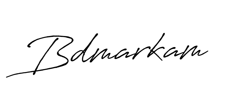 Also we have Bdmarkam name is the best signature style. Create professional handwritten signature collection using Antro_Vectra_Bolder autograph style. Bdmarkam signature style 7 images and pictures png