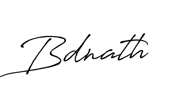 Make a beautiful signature design for name Bdnath. With this signature (Antro_Vectra_Bolder) style, you can create a handwritten signature for free. Bdnath signature style 7 images and pictures png