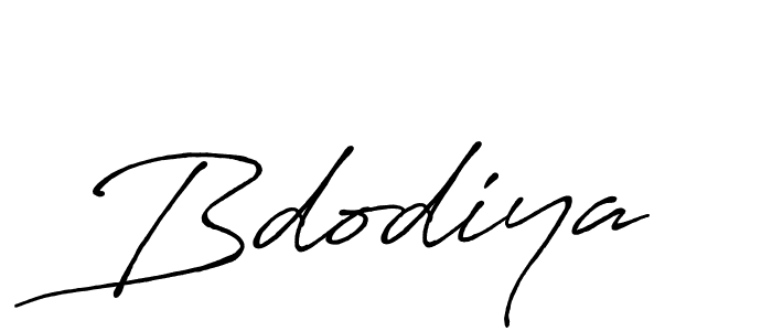 How to make Bdodiya signature? Antro_Vectra_Bolder is a professional autograph style. Create handwritten signature for Bdodiya name. Bdodiya signature style 7 images and pictures png