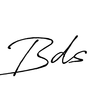 Make a beautiful signature design for name Bds. With this signature (Antro_Vectra_Bolder) style, you can create a handwritten signature for free. Bds signature style 7 images and pictures png