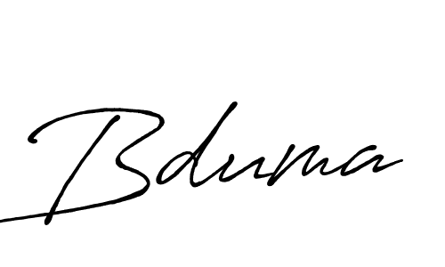 Also we have Bduma name is the best signature style. Create professional handwritten signature collection using Antro_Vectra_Bolder autograph style. Bduma signature style 7 images and pictures png