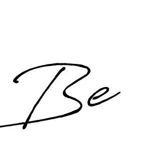 How to make Be  signature? Antro_Vectra_Bolder is a professional autograph style. Create handwritten signature for Be  name. Be  signature style 7 images and pictures png