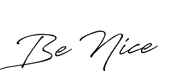 This is the best signature style for the Be Nice name. Also you like these signature font (Antro_Vectra_Bolder). Mix name signature. Be Nice signature style 7 images and pictures png
