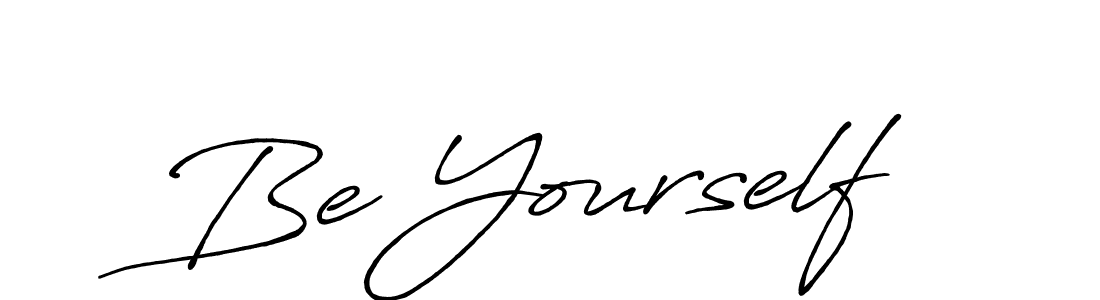 Antro_Vectra_Bolder is a professional signature style that is perfect for those who want to add a touch of class to their signature. It is also a great choice for those who want to make their signature more unique. Get Be Yourself name to fancy signature for free. Be Yourself signature style 7 images and pictures png