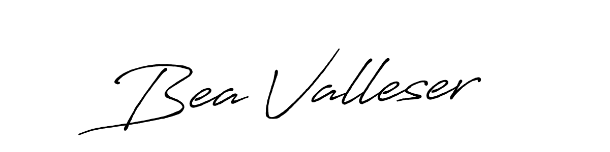 Design your own signature with our free online signature maker. With this signature software, you can create a handwritten (Antro_Vectra_Bolder) signature for name Bea Valleser. Bea Valleser signature style 7 images and pictures png