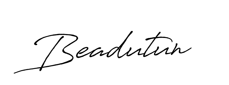 The best way (Antro_Vectra_Bolder) to make a short signature is to pick only two or three words in your name. The name Beadutun include a total of six letters. For converting this name. Beadutun signature style 7 images and pictures png
