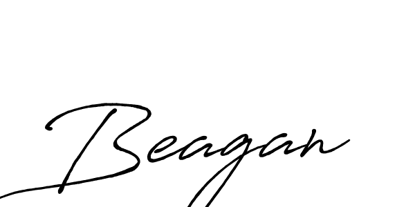 Design your own signature with our free online signature maker. With this signature software, you can create a handwritten (Antro_Vectra_Bolder) signature for name Beagan. Beagan signature style 7 images and pictures png