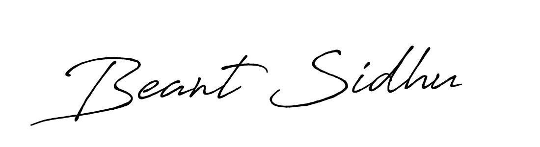 You can use this online signature creator to create a handwritten signature for the name Beant Sidhu. This is the best online autograph maker. Beant Sidhu signature style 7 images and pictures png