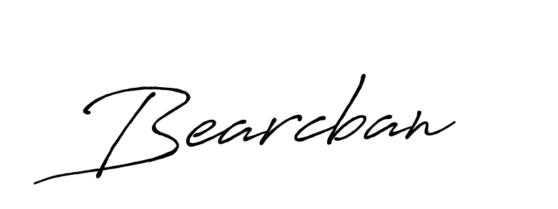 It looks lik you need a new signature style for name Bearcban. Design unique handwritten (Antro_Vectra_Bolder) signature with our free signature maker in just a few clicks. Bearcban signature style 7 images and pictures png