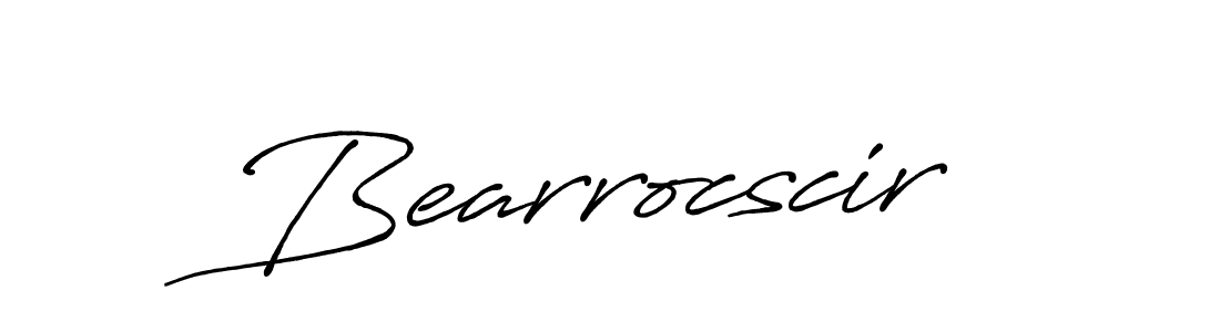 Once you've used our free online signature maker to create your best signature Antro_Vectra_Bolder style, it's time to enjoy all of the benefits that Bearrocscir name signing documents. Bearrocscir signature style 7 images and pictures png