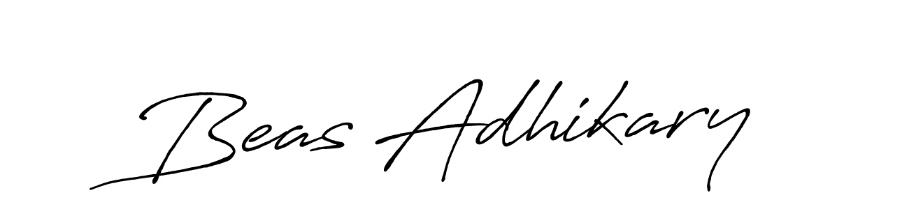 Similarly Antro_Vectra_Bolder is the best handwritten signature design. Signature creator online .You can use it as an online autograph creator for name Beas Adhikary. Beas Adhikary signature style 7 images and pictures png
