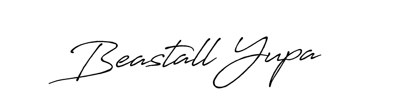It looks lik you need a new signature style for name Beastall Yupa. Design unique handwritten (Antro_Vectra_Bolder) signature with our free signature maker in just a few clicks. Beastall Yupa signature style 7 images and pictures png