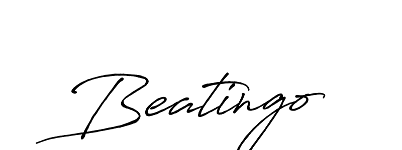 Create a beautiful signature design for name Beatingo. With this signature (Antro_Vectra_Bolder) fonts, you can make a handwritten signature for free. Beatingo signature style 7 images and pictures png