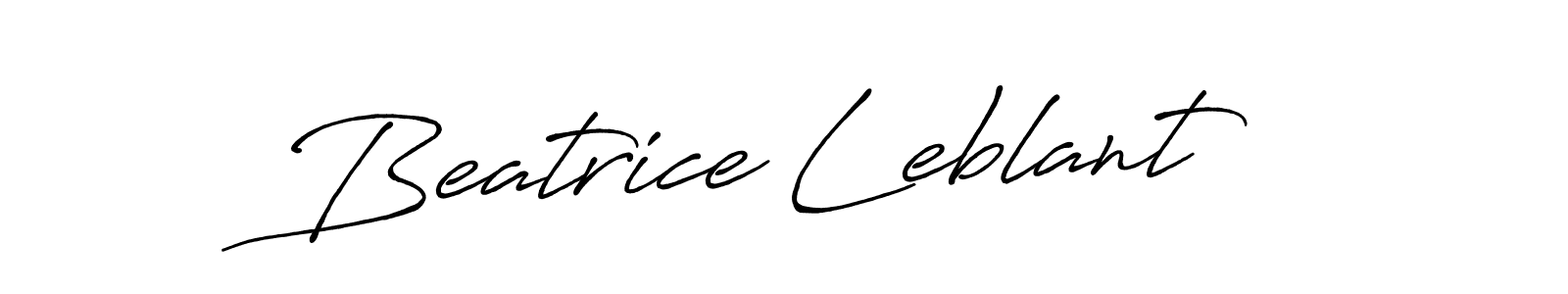 How to make Beatrice Leblant signature? Antro_Vectra_Bolder is a professional autograph style. Create handwritten signature for Beatrice Leblant name. Beatrice Leblant signature style 7 images and pictures png