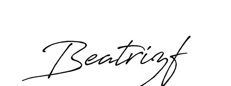 Beatrizf stylish signature style. Best Handwritten Sign (Antro_Vectra_Bolder) for my name. Handwritten Signature Collection Ideas for my name Beatrizf. Beatrizf signature style 7 images and pictures png