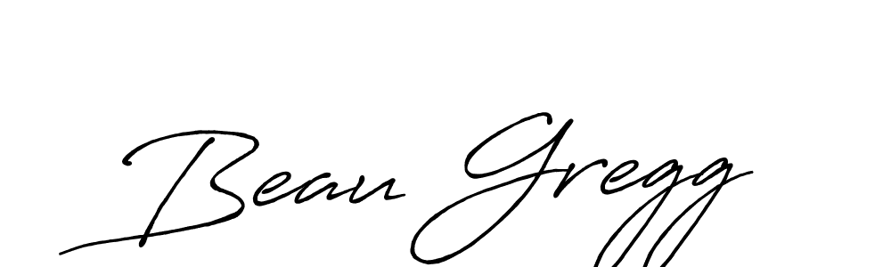Similarly Antro_Vectra_Bolder is the best handwritten signature design. Signature creator online .You can use it as an online autograph creator for name Beau Gregg. Beau Gregg signature style 7 images and pictures png