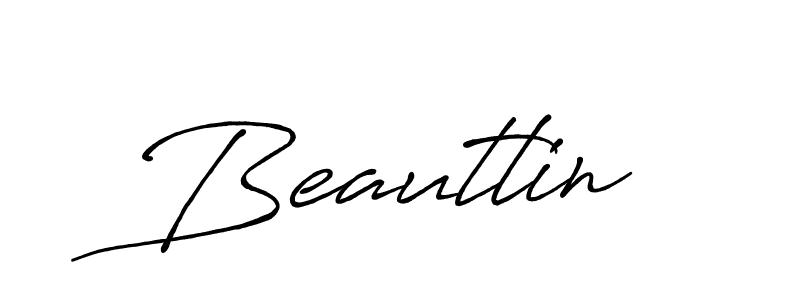 How to make Beautlin signature? Antro_Vectra_Bolder is a professional autograph style. Create handwritten signature for Beautlin name. Beautlin signature style 7 images and pictures png