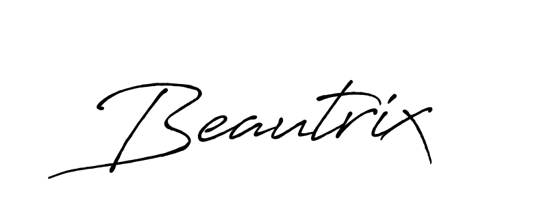 It looks lik you need a new signature style for name Beautrix. Design unique handwritten (Antro_Vectra_Bolder) signature with our free signature maker in just a few clicks. Beautrix signature style 7 images and pictures png