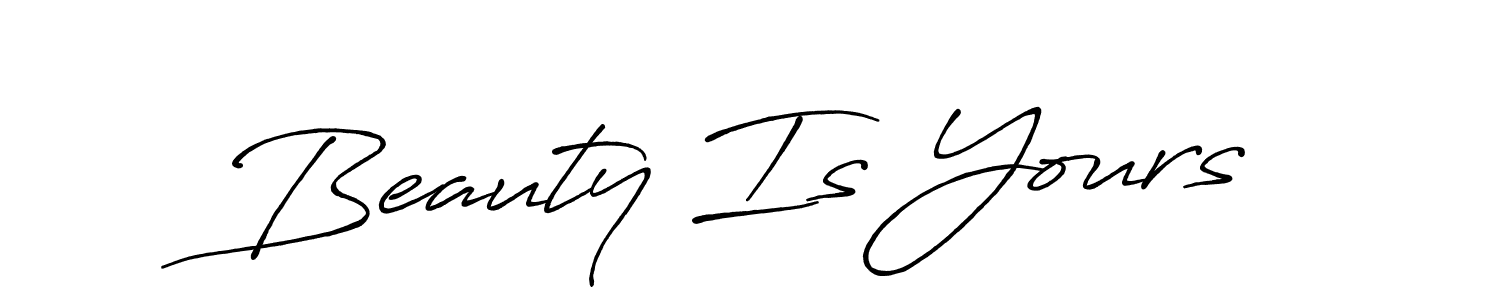 This is the best signature style for the Beauty Is Yours name. Also you like these signature font (Antro_Vectra_Bolder). Mix name signature. Beauty Is Yours signature style 7 images and pictures png